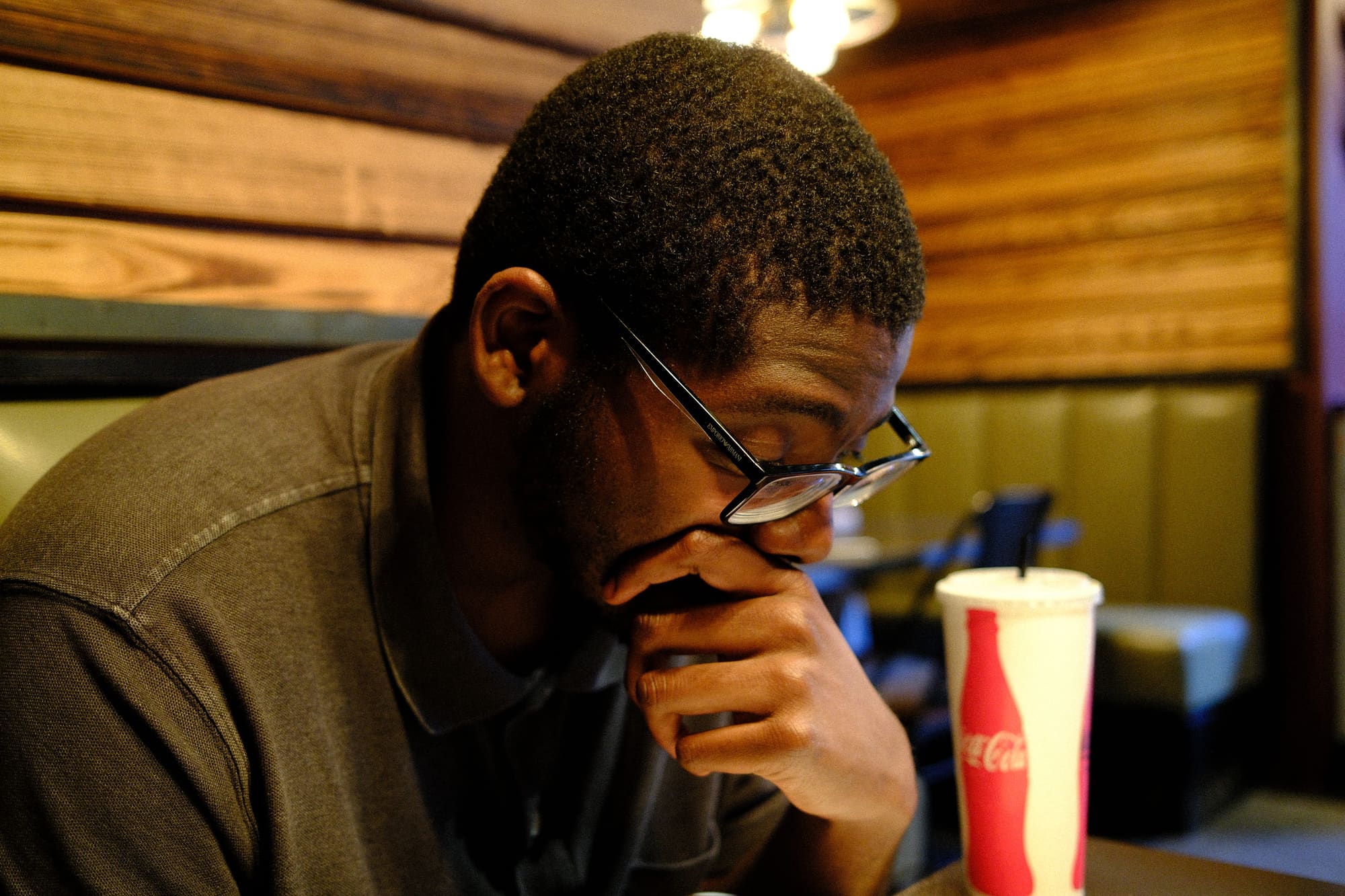 A person studying during finals week in Tallahassee